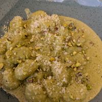 Pistachio gnocchi at Mundo Vegan - Vegan World in Funchal
