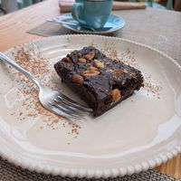 Brownie at Mundo Vegan - Vegan World in Funchal