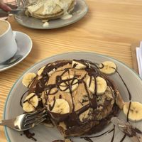 Pancakes for breakfast at Mundo Vegan - Vegan World in Funchal