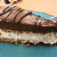 Bounty-Tarte 😋 at Mundo Vegan - Vegan World in Funchal