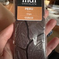 Peru chocolate bar   at indi chocolate in Seattle