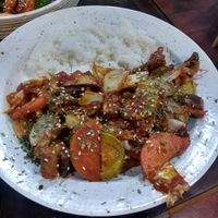 Tomato bulgogi at Yaein Tea House - 예인찻집 in Busan