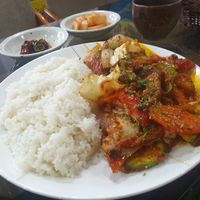 Tomato bulgogi - 6. 5/10 very diff from my usual flavours, felt very fresh and healthy like local farm  vibes at Yaein Tea House - 예인찻집 in Busan