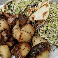 Breakfast burrito at The Manatee Cafe in St Augustine