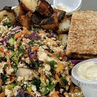 Tofu scramble at The Manatee Cafe in St Augustine