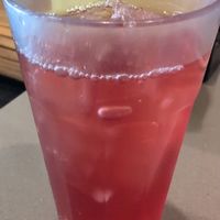 Red zinger tea at The Manatee Cafe in St Augustine