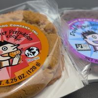 Prepackaged vegan cookies for sale at The Manatee Cafe in St Augustine