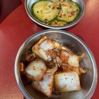 Cucumber salad & kimchi (appetizer)  at Miss Miu - Europaallee in Zurich