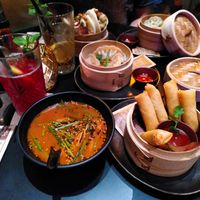 Mandu soup, spring rolls at Miss Miu - Europaallee in Zurich