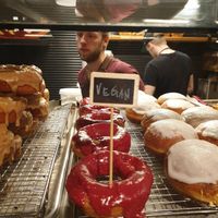 Donut at Deig Bakery in Reykjavik