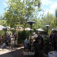 outside dining at Stone Brewing World Bistro and Gardens in Escondido