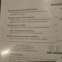 The vegan options I found here at Stone Brewing World Bistro and Gardens in Escondido