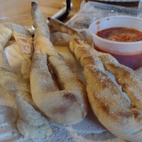 Vegan garlic knots at Lopiez in Davenport