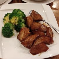 Oyster mushrooms in vegetarian oyster sauce at XiángHé 祥和 - Serenity in Taipei