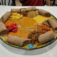 For 2 people. We had leftovers at Nile Vegan in Columbus