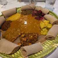 Garden platter at Nile Vegan in Columbus