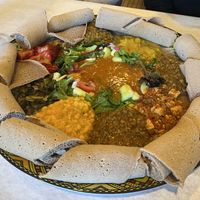 Traditional Platter (feeds 3)  at Nile Vegan in Columbus