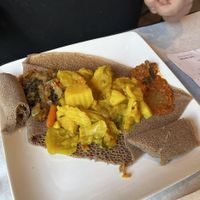 Curried vegetable stew at Nile Vegan in Columbus