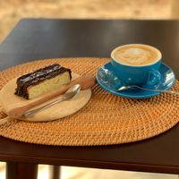 It was a little hard to find the place. The cafe is located in a side street and currently extensive construction work is taking place. I was warmly welcomed and offered the cake o at The Cookiss in Da Nang