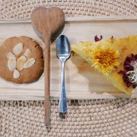Almond cookie and gf orange cake  at The Cookiss in Da Nang
