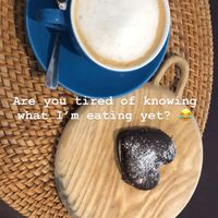 Soy cappuccino and bounty at The Cookiss in Da Nang