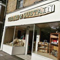 Outside at Grain and Sustain in Burntisland