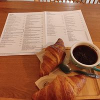 Vegan croissant at Savage in Figueres