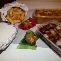 Our vegan order at Tim Tim in Shrewsbury