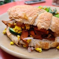 Croissant at Vegamo Deli in Mexico City