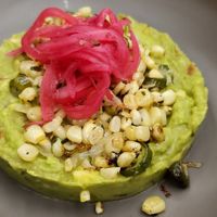 Guacamole at Vegamo Deli in Mexico City