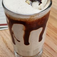 Snickers desert smoothie at Vegamo Deli in Mexico City