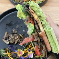 Waffle  at Vegamo Deli in Mexico City