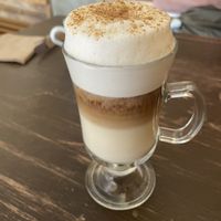 Cappuchino (with vanilla soy milk)  at Vegamo Deli in Mexico City