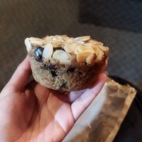 Muffin con arandanos y limón at Vegamo Deli in Mexico City