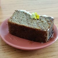 Cardamom cake at Vegamo Deli in Mexico City