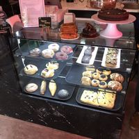 Baked goods cabinet  at Vegamo Deli in Mexico City