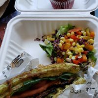 Waffle Sandwich Chewbacca - Delicious!!! at Vegamo Deli in Mexico City