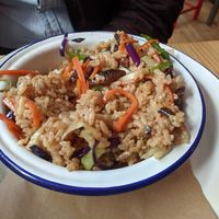 Arroz frito con shitake at Bella Kurva in Granada
