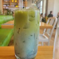 Iced Lavender Matcha Latte at True Food Kitchen in Nashville