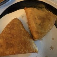 Samosas - very hearty.  at Rangoli Indian Street Food in Shillington