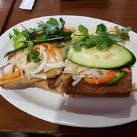 Vegan tofu bahn mi at Bon Mi in Eugene