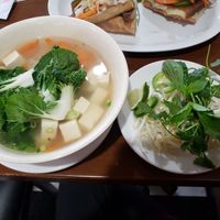Vegan tofu pho at Bon Mi in Eugene