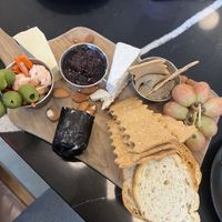 Cheese Plate with mushroom pate!  at Rebel Cheese in Austin