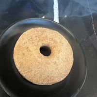 apple cider vinegar donut   at Rebel Cheese in Austin