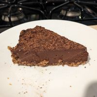 Chocolate pie at Rebel Cheese in Austin