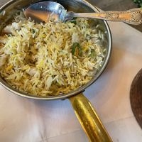 Pilau rice  at Namaste in Dover