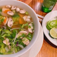 Vegan pho  at Pho Saigon in Glen Allen