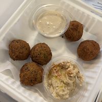 A La crate falafel   at Fala Bar in Santa Barbara