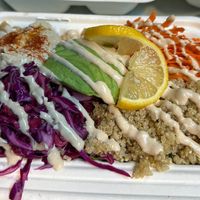 Kale salad so delish!   at Fala Bar in Santa Barbara