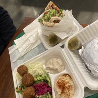 Fala plate and fala sandwich   at Fala Bar in Santa Barbara